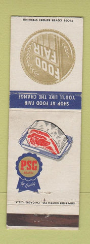 Matchbook Cover - Food Fair Grocery Meat WEAR