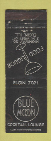 Matchbook Cover - Blue Moon Cocktail Lounge Elgin IL WEAR