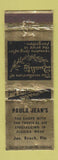 Matchbook Cover - Paula Jean's Clothes Jacksonville Beach FL WEAR