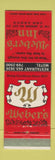 Matchbook Cover - Weber's Inn Ann Arbor MI