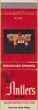 Matchbook Cover - Antlers Hotel Colorado Springs CO