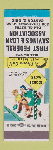 Matchbook Cover - First Federal Savings and Loan Canton OH