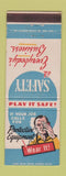 Matchbook Cover - Safety Protect Eyes