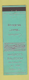 Matchbook Cover - McElroy's Ballroom Portland OR