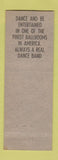 Matchbook Cover - McElroy's Ballroom Portland OR