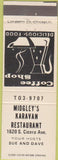 Matchbook Cover - Midgley's Karavan Restaurant Chicago IL