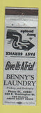 Matchbook Cover - Benny's Laundry
