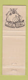 Matchbook Cover - Pink Pig Winebar North Adelaide Australia WEAR