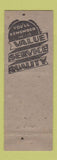 Matchbook Cover - Better Radio Service Records GREEN