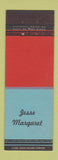 Matchbook Cover - Jesse Margaret Baltimore MD