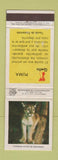 Matchbook Cover - Defenders of Nature Guatemala Puma