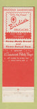 Matchbook Cover - Wiggins Cincinnati OH restaurant