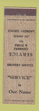 Matchbook Cover - Service Cleaners Dyers Los Angels CA laundry