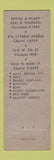Matchbook Cover - Service Cleaners Dyers Los Angels CA laundry