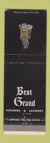 Matchbook Cover - Best Grand Cleaners Laundry