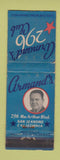 Matchbook Cover - Armand's 296 Club San Leandro CA WWII WORN