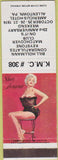 Matchbook Cover - Keystone Match Club Allentown PA pinup