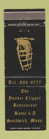 Matchbook Cover - Yankee Clipper Restaurant Sandwich MA WEAR