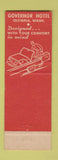 Matchbook Cover - Governor Hotel Olympia WA