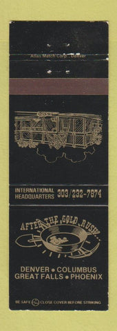 Matchbook Cover - After the Gold Rush Denver Columbus Phoenix