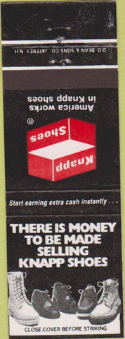 Matchbook Cover - Knapp Shoes boots work shoes