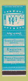 Matchbook Cover - Motels Seekonk Raynham MA Town n Country Esquire