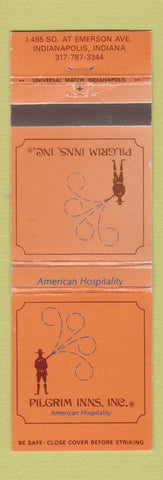 Matchbook Cover - Pilgrim Inns Indianapolis IN WEAR
