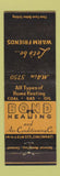 Matchbook Cover - Bond Heating Cincinnati OH