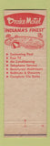 Matchbook Cover - Drake Motel Indianapolis IN