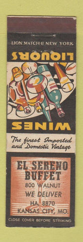 Matchbook Cover - El Sereno Buffet Kansas City MO