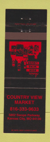 Matchbook Cover - Country View Market Kansas City MO