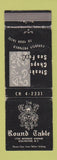 Matchbook Cover - Round Table Rochester NY restaurant WEAR