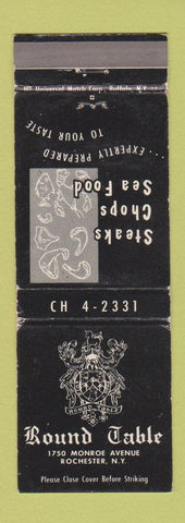 Matchbook Cover - Round Table Rochester NY restaurant WEAR