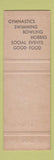 Matchbook Cover - American Turners Rochester NY