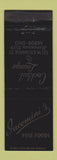 Matchbook Cover - Jacomini's Restaurant Akron OH
