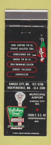Matchbook Cover - Holiday Inn Independence MO