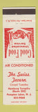 Matchbook Cover - Swiss Tavern Pompton Lakes NJ