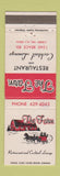 Matchbook Cover - Farm Restaurant Cherry Hill NJ