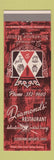 Matchbook Cover - Diamonds' Restaurant Cleveland Heights OH