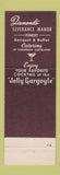 Matchbook Cover - Diamonds' Restaurant Cleveland Heights OH