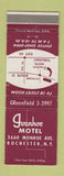 Matchbook Cover - Ivanhoe Motel Rochester NY