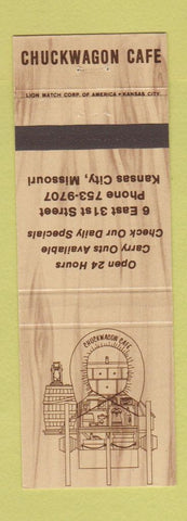 Matchbook Cover - Chuckwagon Cafe Kansas City MO