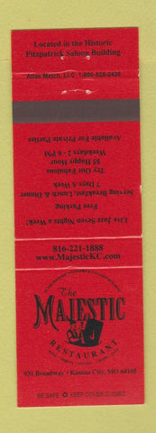 Matchbook Cover - Majestic Restaurant Kansas City MO