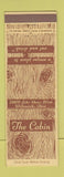 Matchbook Cover - The Cabin Willowick OH