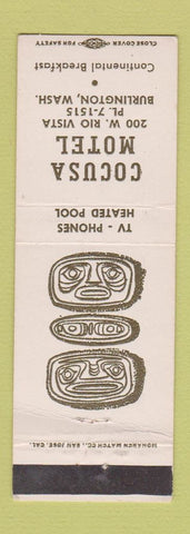 Matchbook Cover - Cocusa Motel Burlington WA