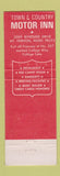 Matchbook Cover - Town and Country Motor Inn Mount Vernon WA