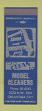 Matchbook Cover - Model Cleaners Oklahoma City OK SAMPLE