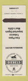 Matchbook Cover - Diebel's Tobacco Kansas City MO