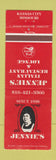 Matchbook Cover - Jennie's Italian REStaurant Kansas City MO WEAR