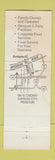 Matchbook Cover - Jennie's Italian REStaurant Kansas City MO WEAR
